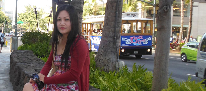 "Huong Hanging Out In Waikiki"